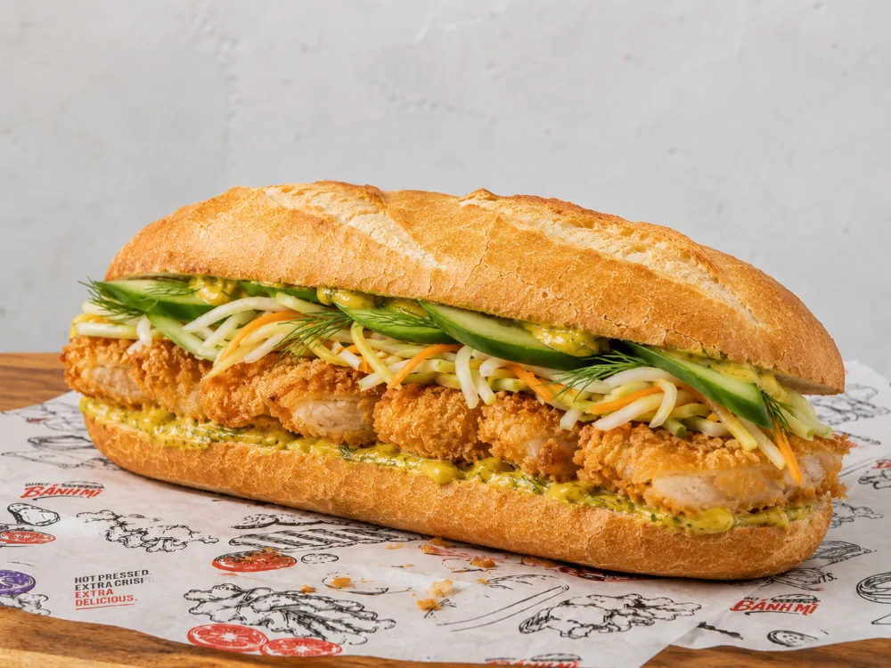 Crispy Catfish bánh mì